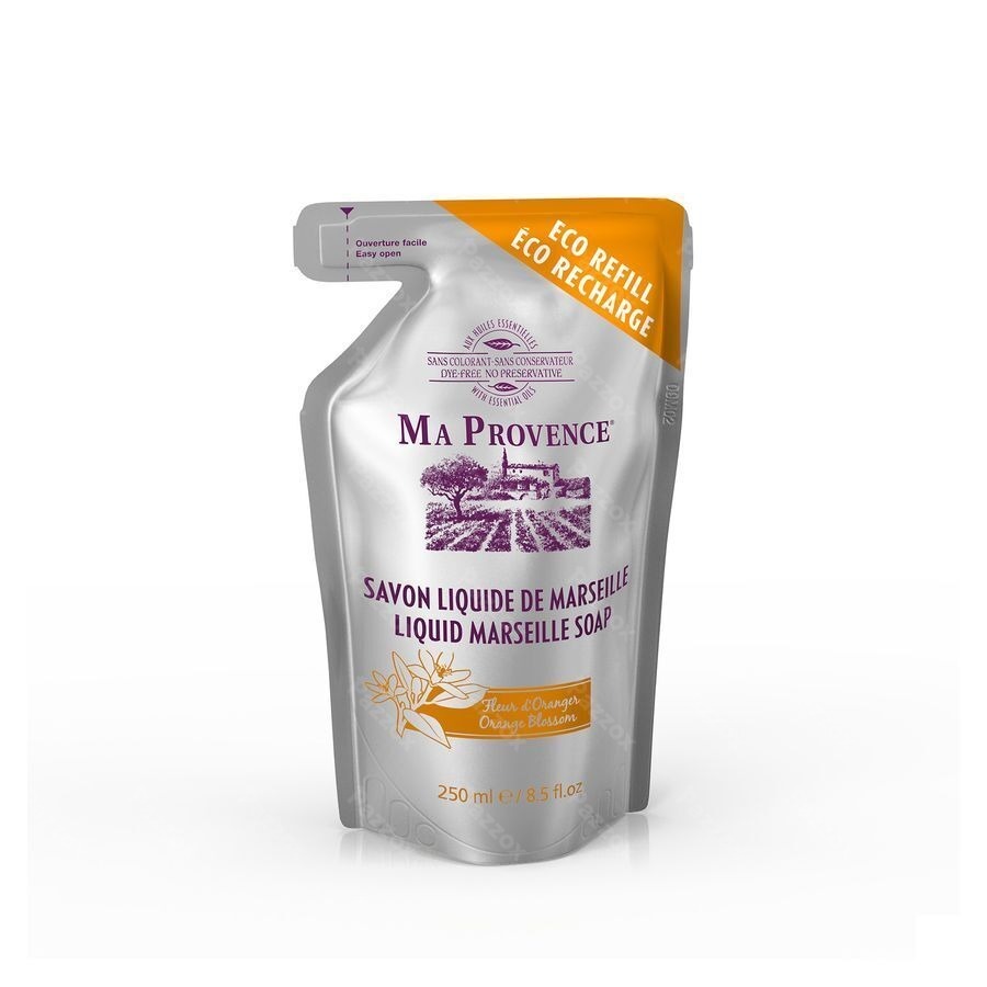 Ma Provence Savon Liquide Orange Recharge 250ml