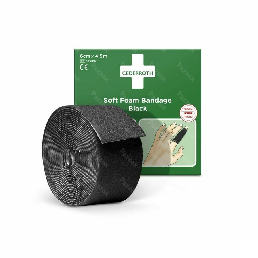 Cederroth Autoadhesive Noir 6cmx4,5m 51011021