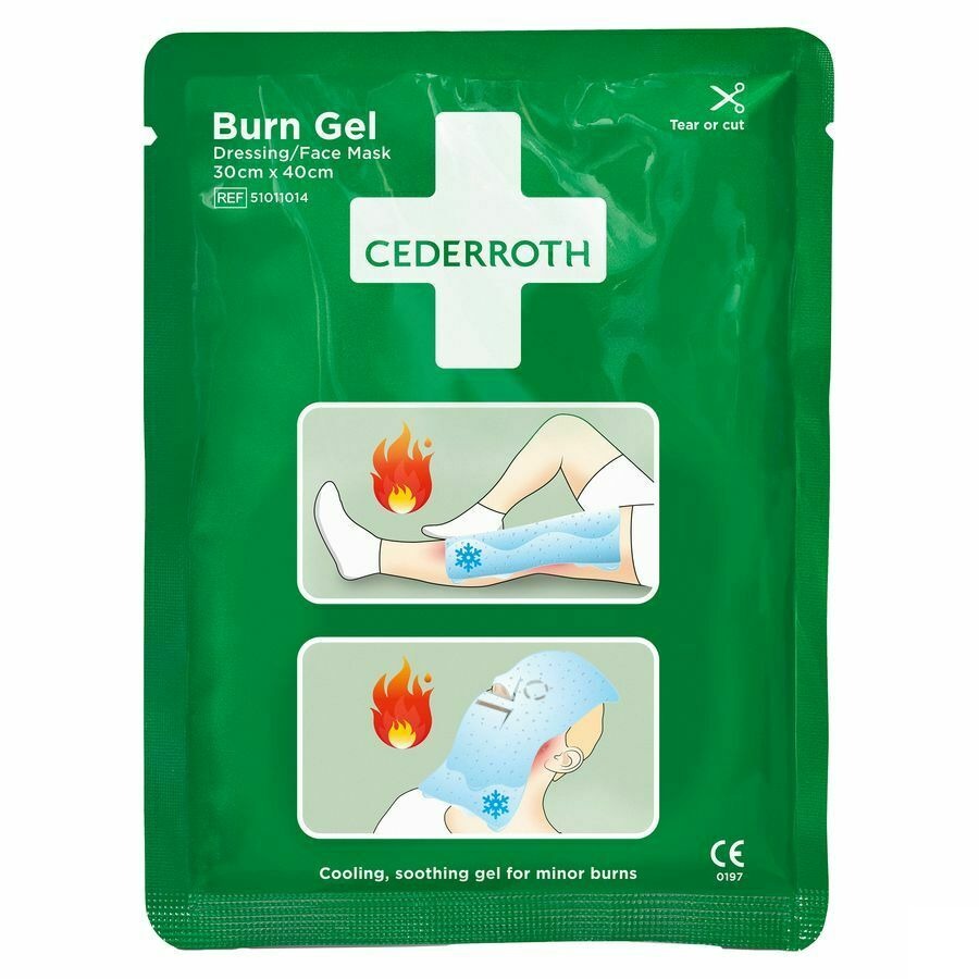 Cederroth Burn Gel Compres.visage 30x40cm 51011014