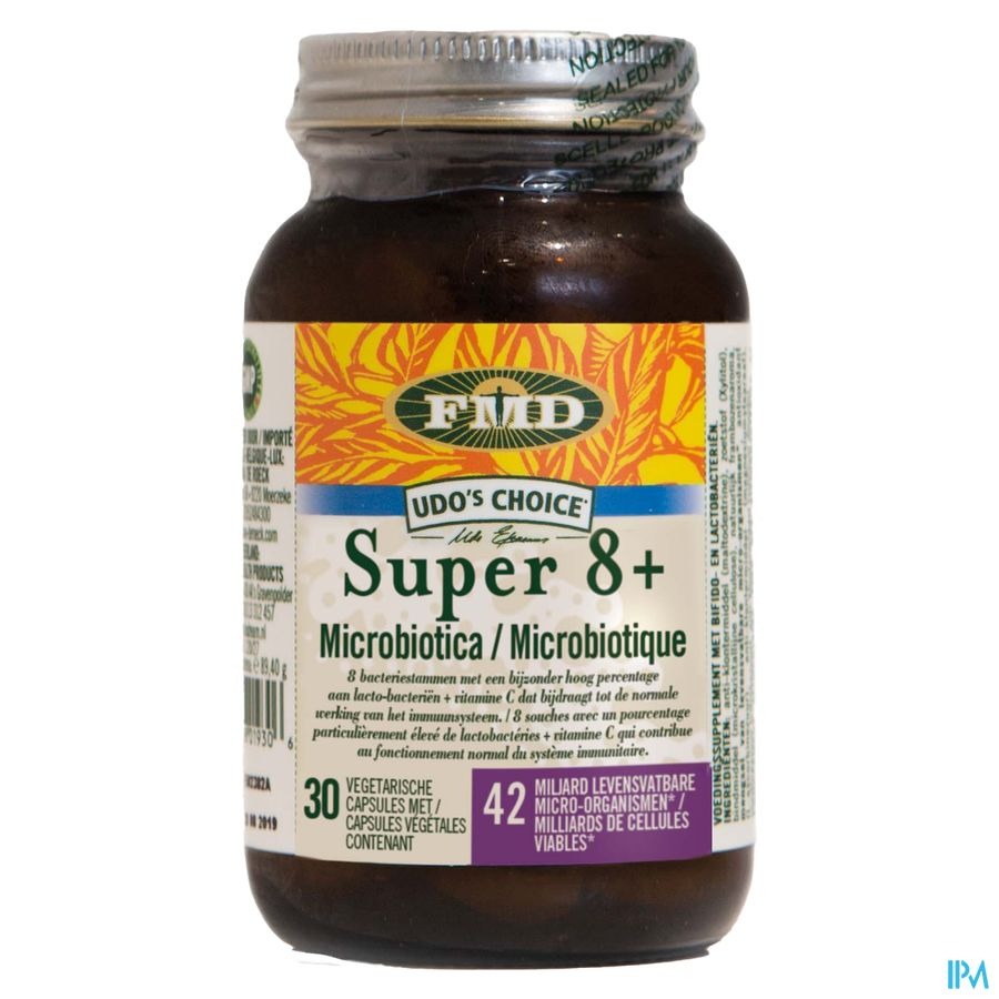 Udo's Choice Microbiotica Super 8 30 Capsules