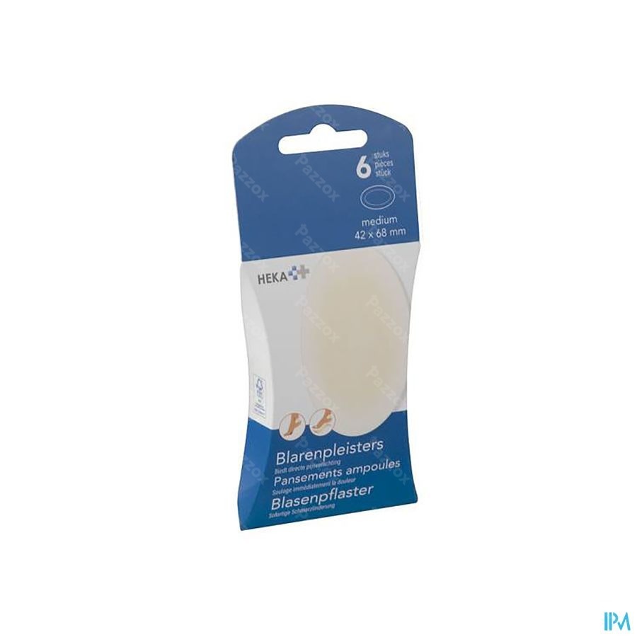 Heka Pansements Ampoules Medium 42x68mm 6