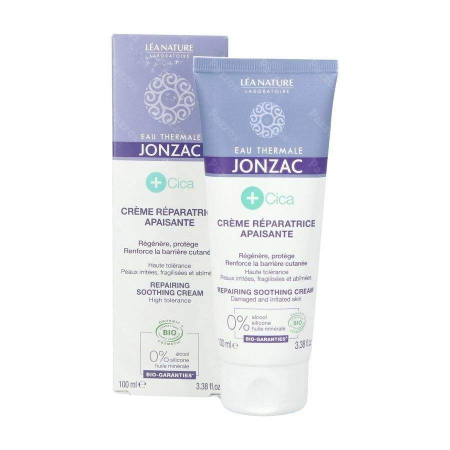 Jonzac Cica Bio Herstellende Creme Z/parfum 100ml