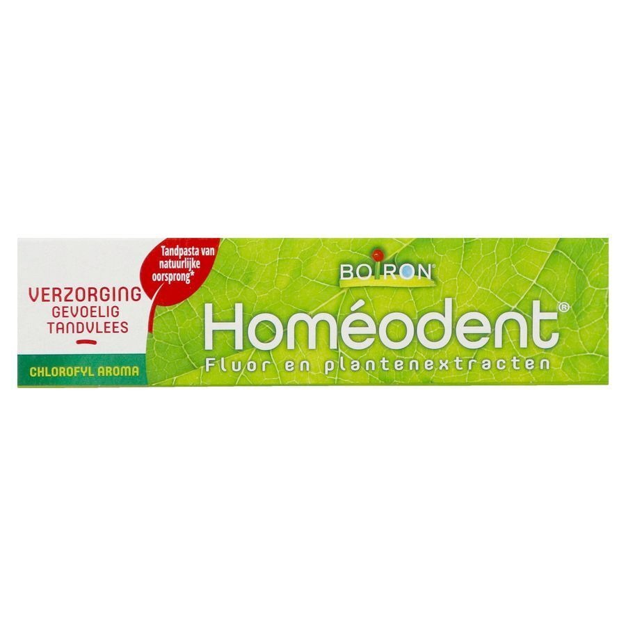 Boiron Homeodent Tandpasta Verzorging Gevoelig Tandvlees Chlorofyl Tube 75ml