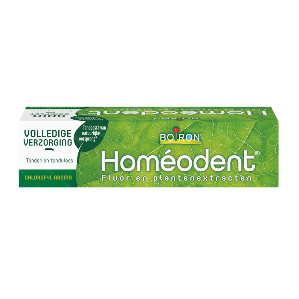 Boiron Homeodent Tandpasta Volledige Verzorging Tanden en Tandvlees Chlorofyl Tube 75ml