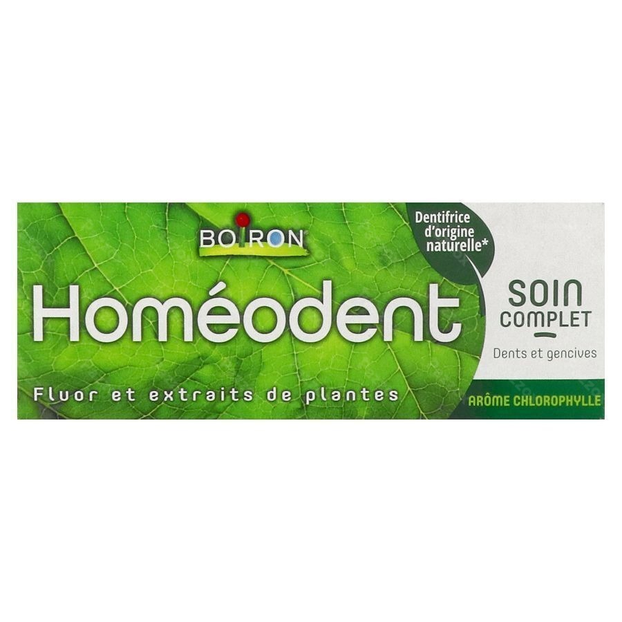 Boiron Homeodent Tandpasta Volledige Verzorging Tanden en Tandvlees Chlorofyl Tube 75ml