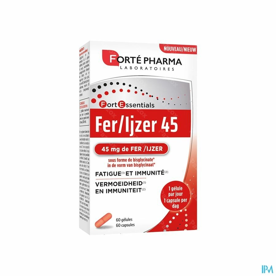 Forté Pharma Fer 45, 60 Comprimes