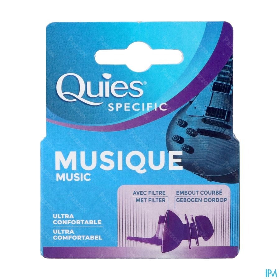 Quies Music 1 Paar Oordoppen