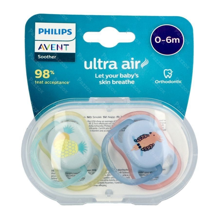 Philips Avent Fopspeen +0m Air Ananas