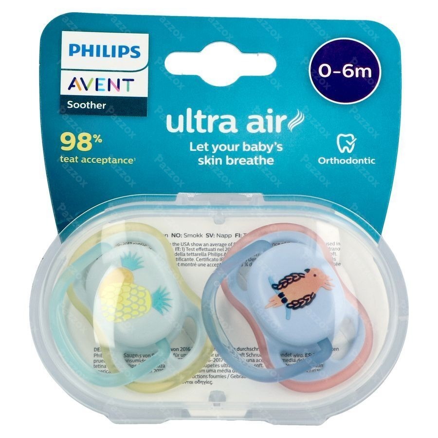Philips Avent Fopspeen +0m Air Ananas