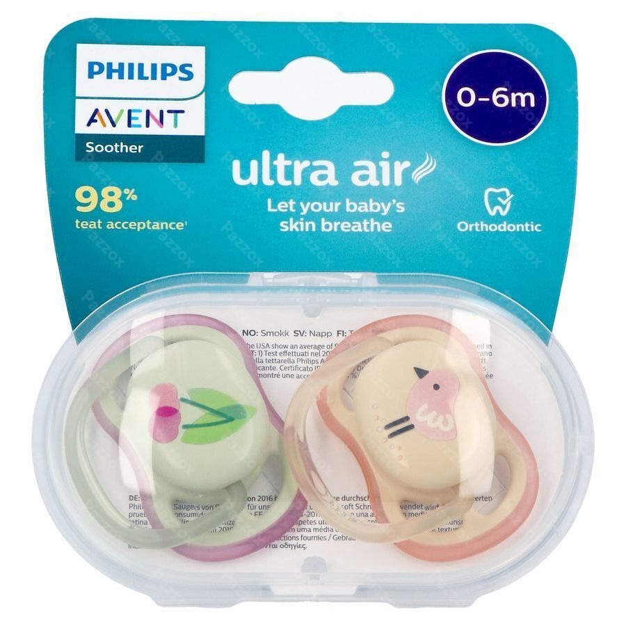 Philips Avent Sucette +0m Air Mix Fruits
