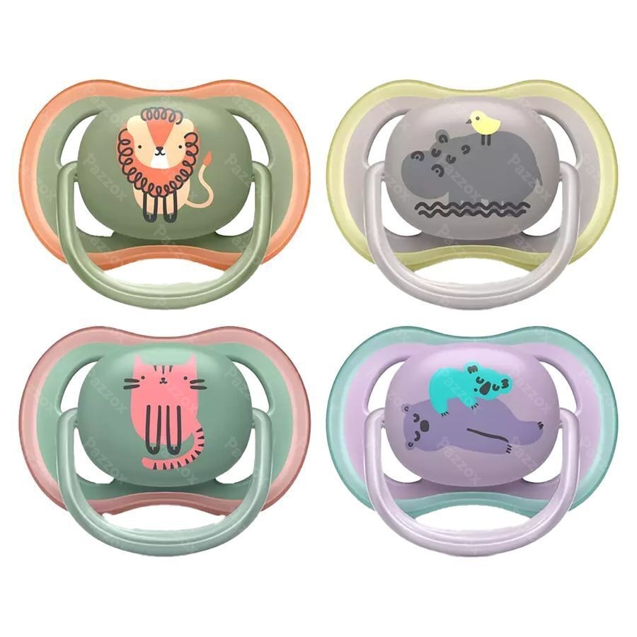 Philips Avent Sucette +6m Air Mix Animaux