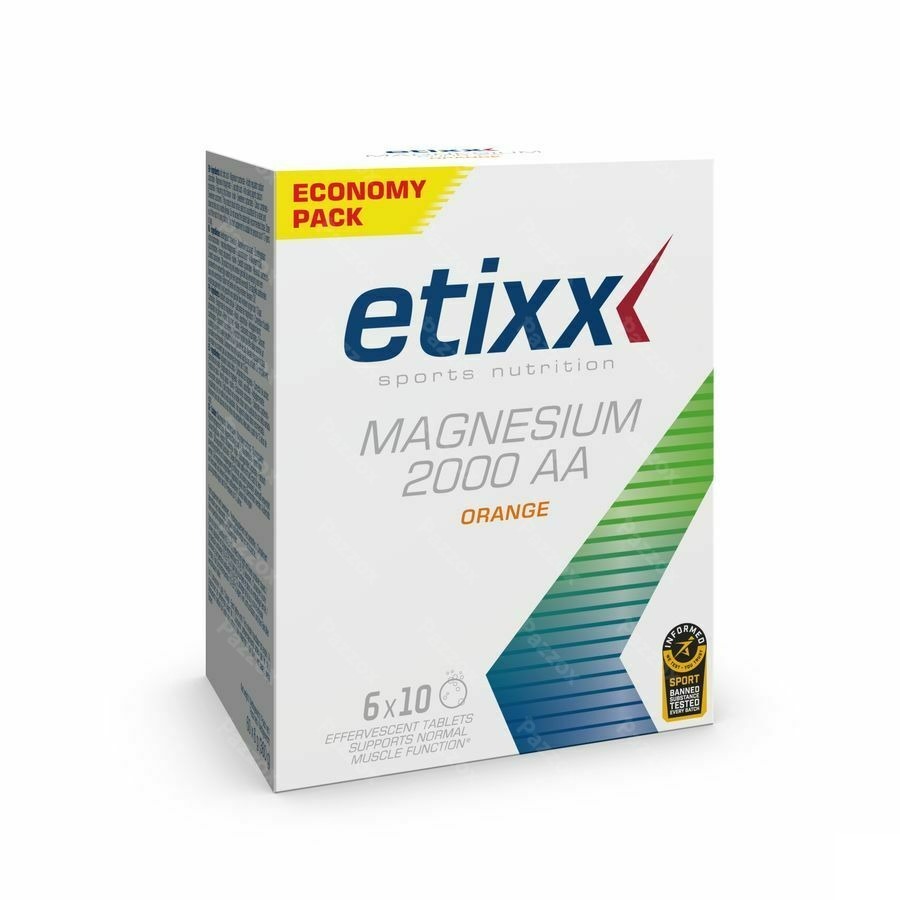 Etixx Magnesium 2000 Aa Comp Efferv. 6x10