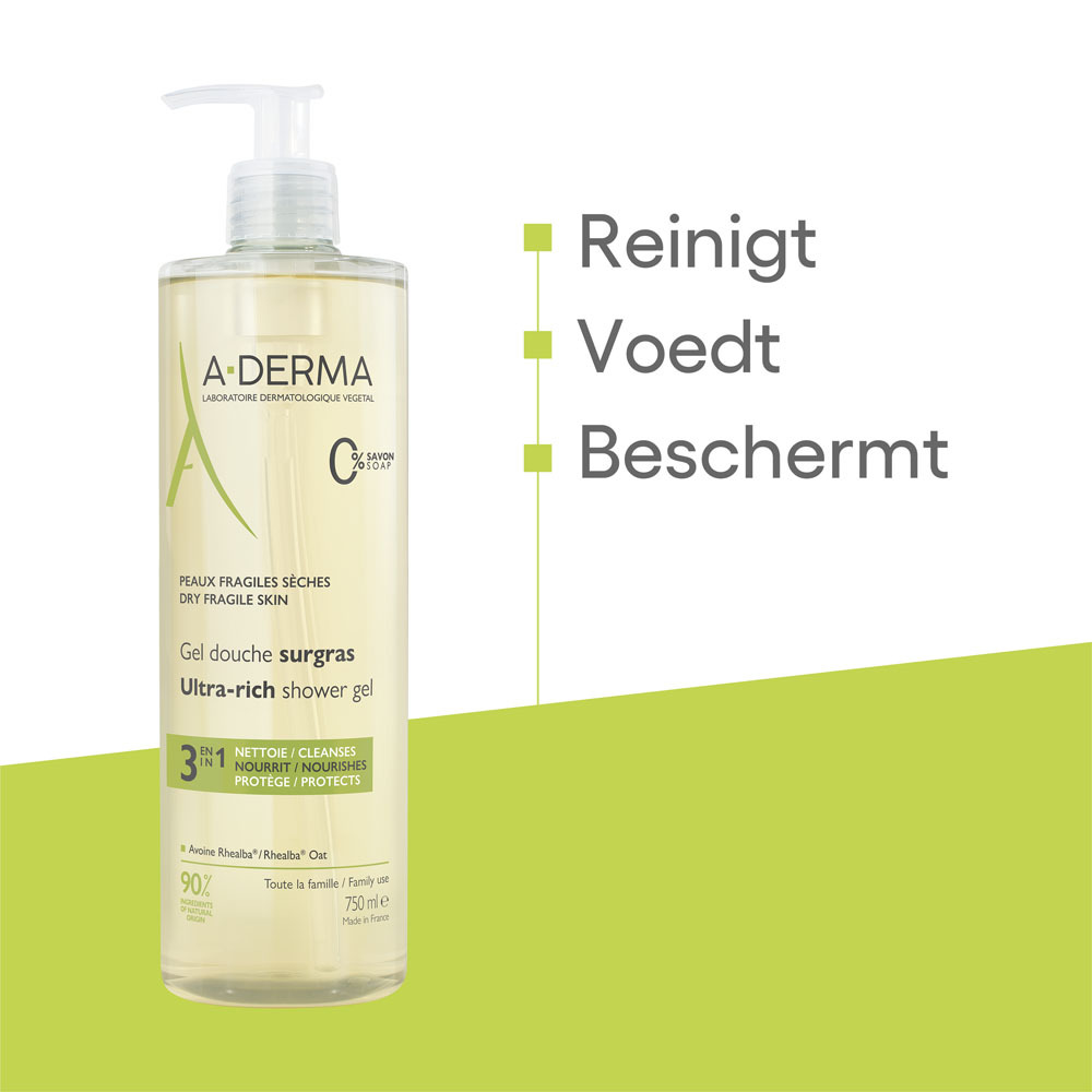 A-Derma Rijke Douchegel 750ml