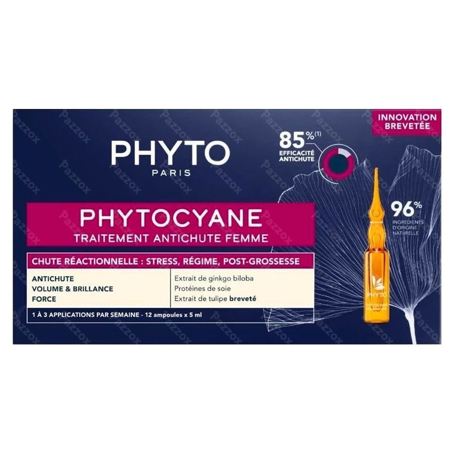 Phytocyane Traitement Chute Reactionnel. Amp12x5ml