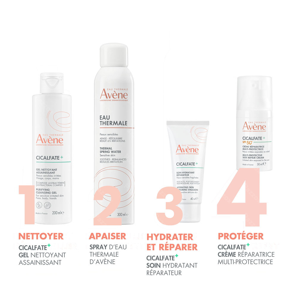 Avène Cicalfate+ SPF50+ crème réparatrice multi-protectrice, Peau irritée 30ml