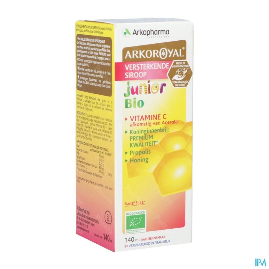 Arkoroyal Versterkende Bio Siroop Junior 140ml