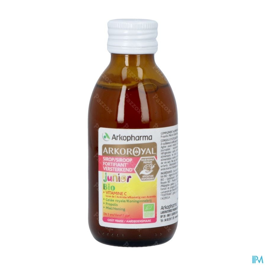 Arkoroyal Sirop Fortifiant Junior Bio Fl 140ml