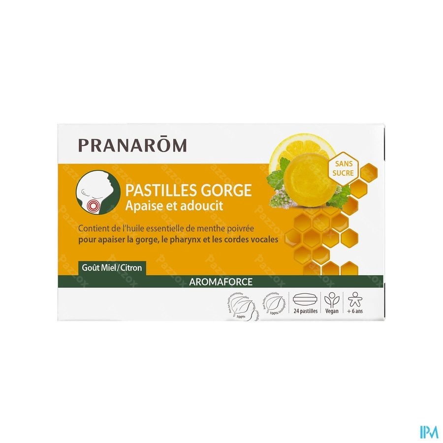 Pranarom Aromaforce Gorge Miel/citr.s/sucre Past24