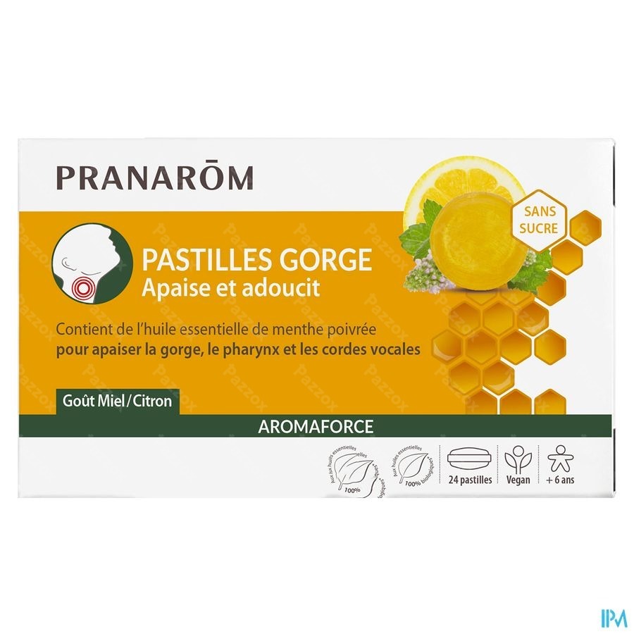 Pranarom Aromaforce Gorge Miel/citr.s/sucre Past24