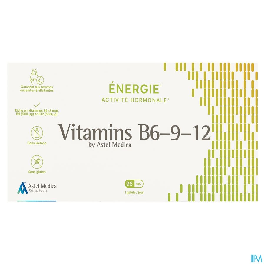 Astel Medica Vitamine B6-9-12 96 Gélules