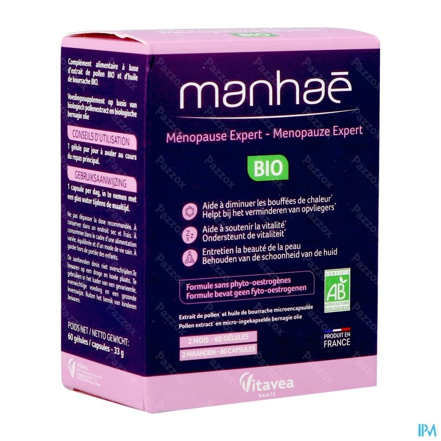 Vitavea Manhae Menopauze Expert Bio 60 Capsules