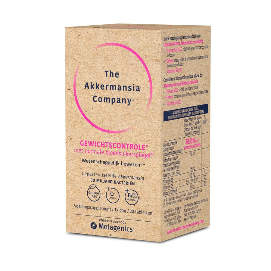 The Akkermansia Company Gewichtscontrole 30 Tabletten