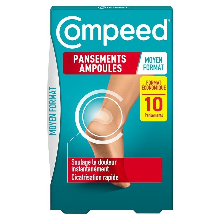 Compeed Pansement Ampoules Moyen Format Econ. 10