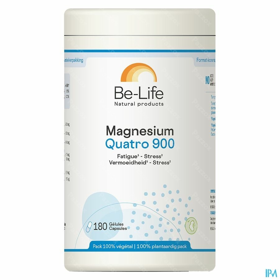 Be Life Magnesium Quatro 900 180 Capsules
