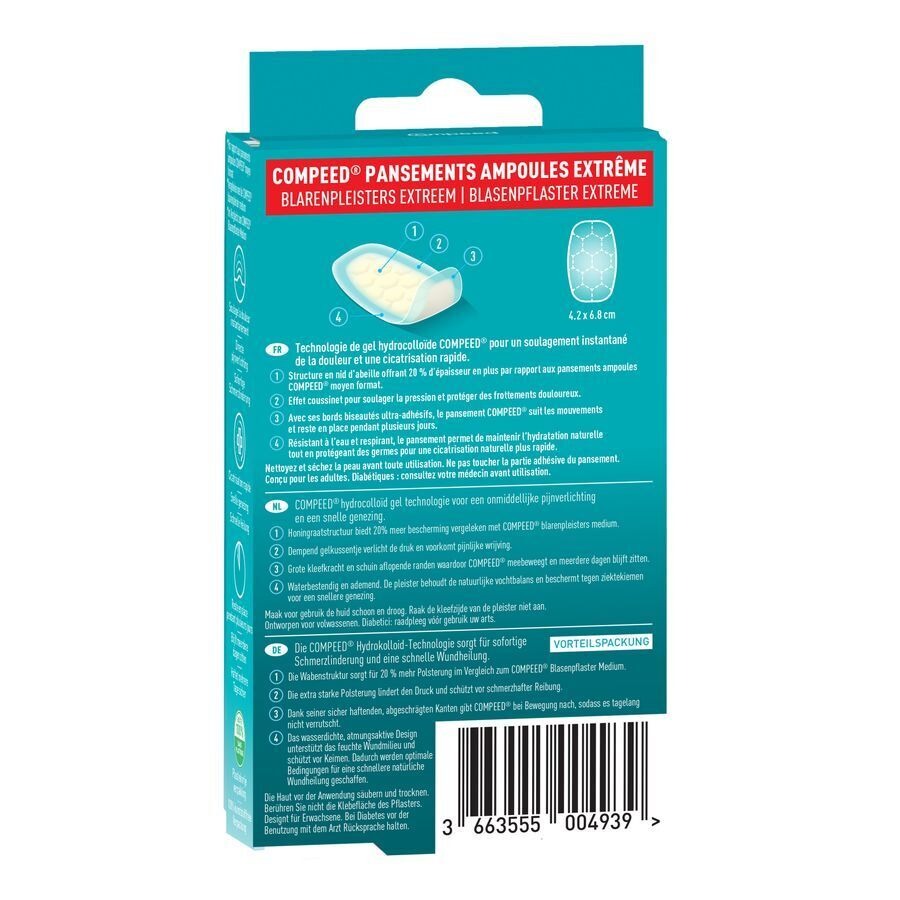 Compeed Pansement Ampoules Extreme Format Econ.10