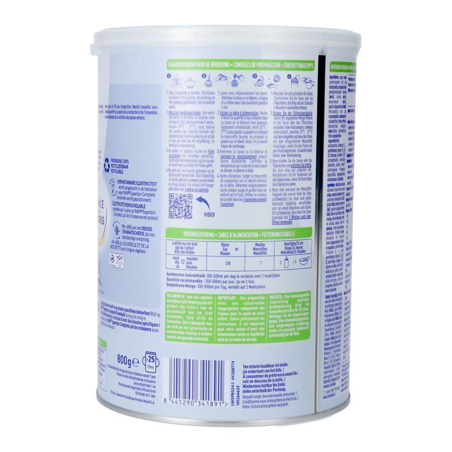 Nan Expertpro Complete Lait Croissance 800g