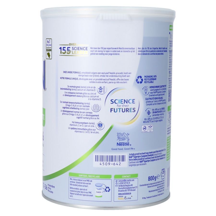 Nan Expertpro Complete Lait Croissance 800g