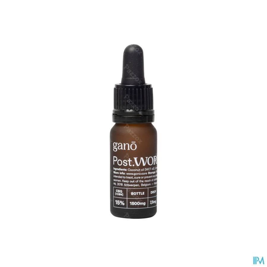Gano Care Post Workout 15% Cbg&cbn Olie 15ml