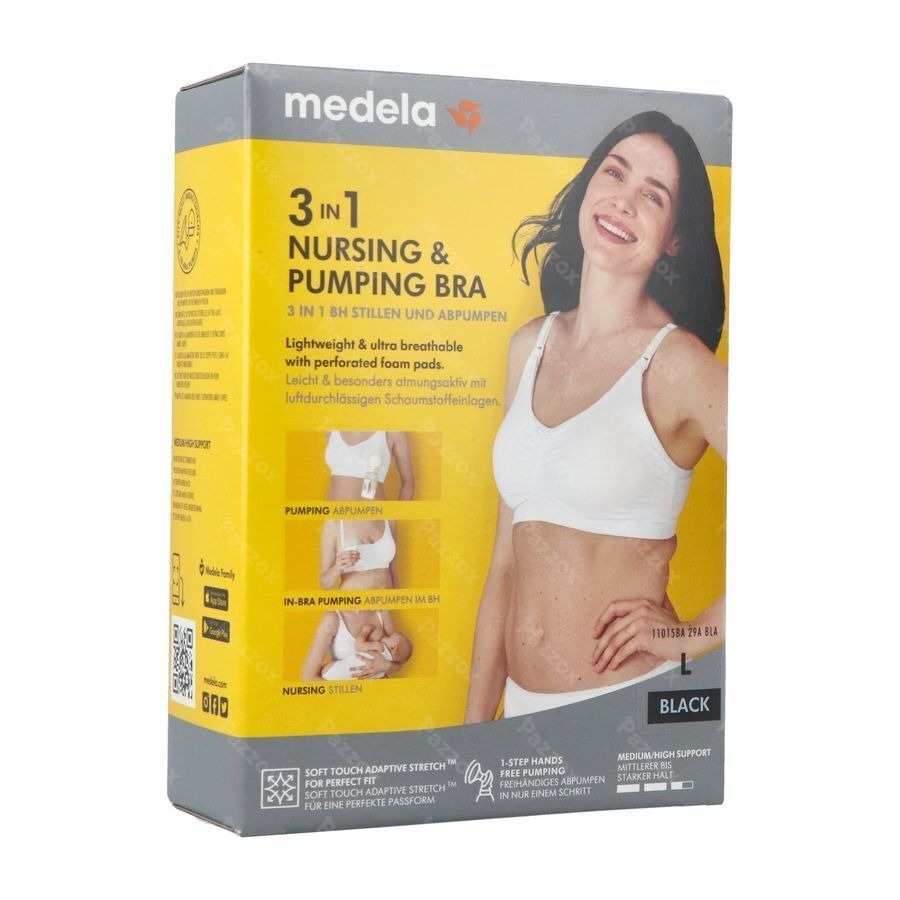 Medela Soutien-gorge Allaitement 3en1 l Noir