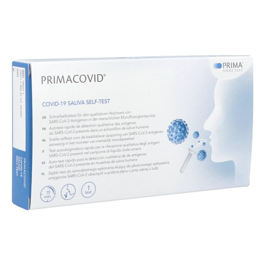 Primacovid Covid-19 Saliva Self-test 1