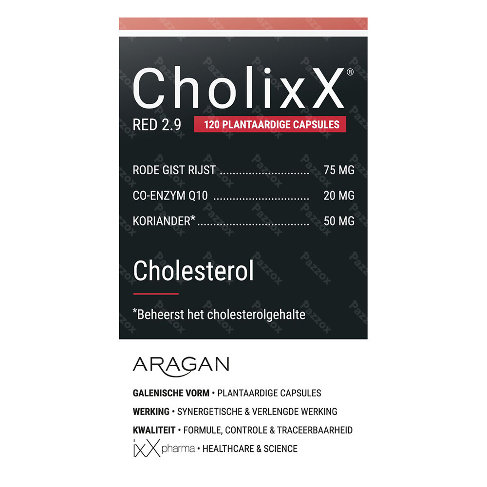 CholixX Red 2.9 Cholesterol 120 Capsules