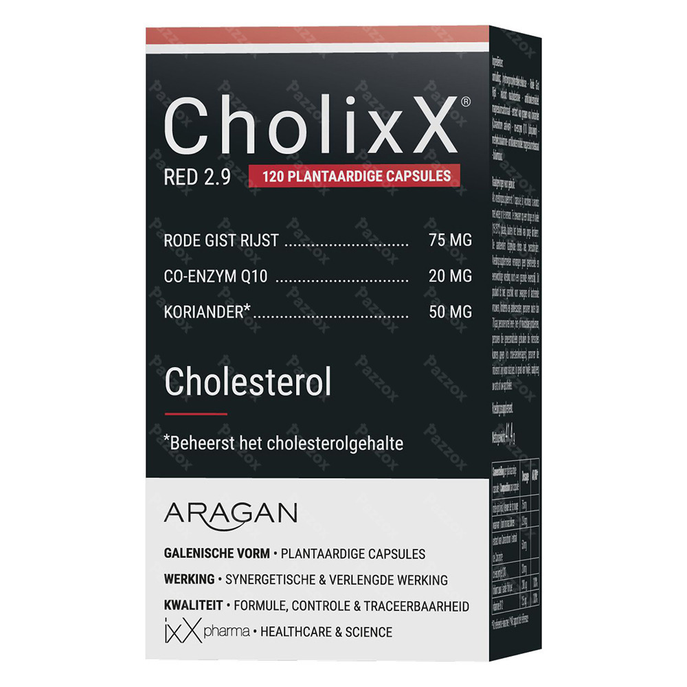 CholixX Red 2.9 Cholesterol 120 Capsules