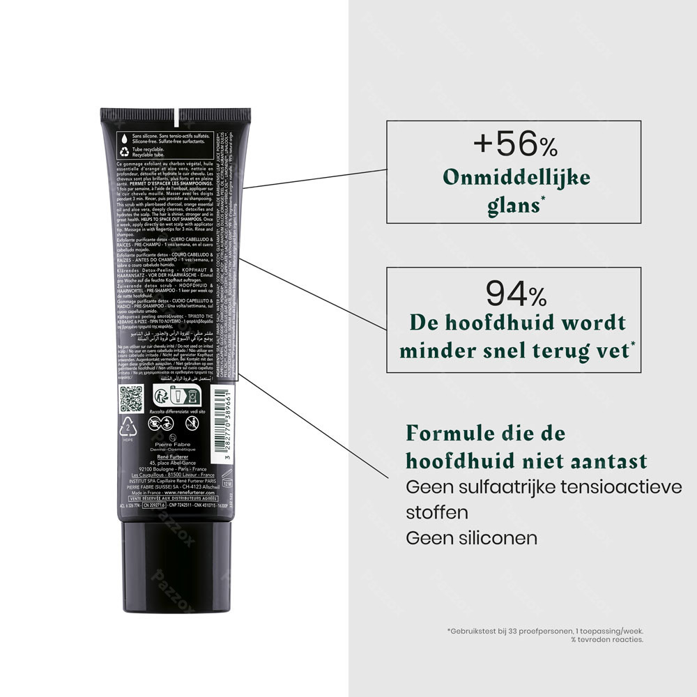 Furterer Head Spa Zuiverende Detox Scrub 150ml