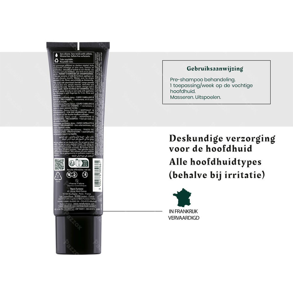 Furterer Head Spa Zuiverende Detox Scrub 150ml