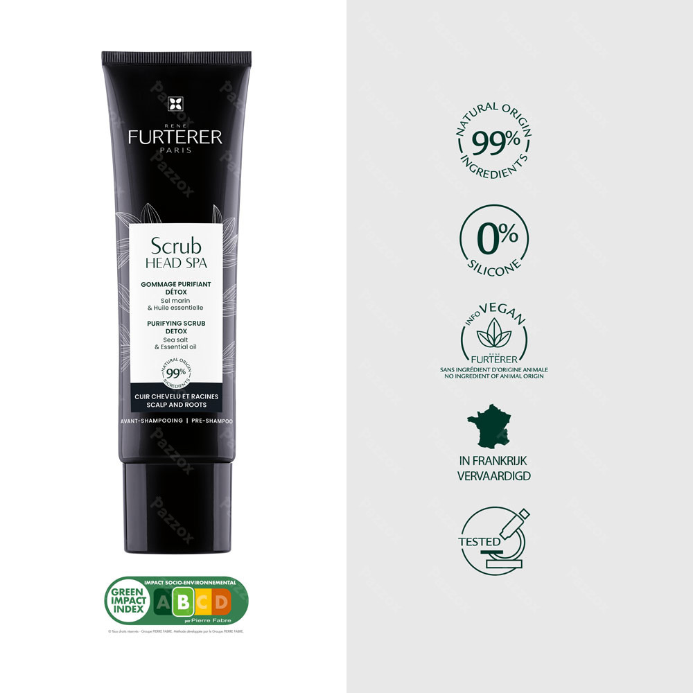 Furterer Head Spa Zuiverende Detox Scrub 150ml