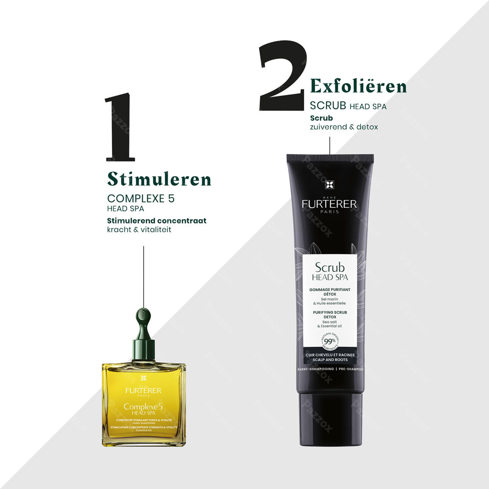 Furterer Head Spa Zuiverende Detox Scrub 150ml
