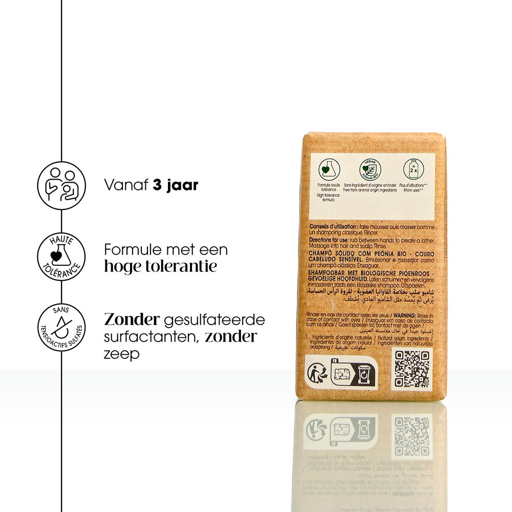 Klorane Capil. Sh Bar Pioenroos 80g