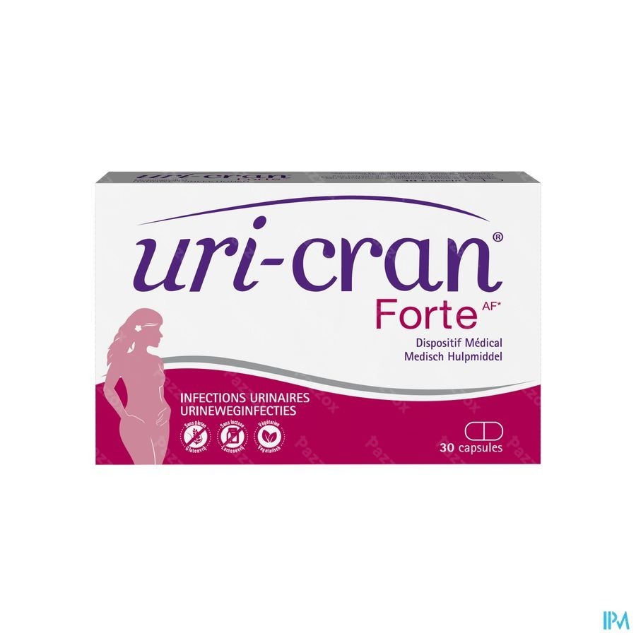 Uri-Cran Forte AF Infections Urinaires 30 Capsules