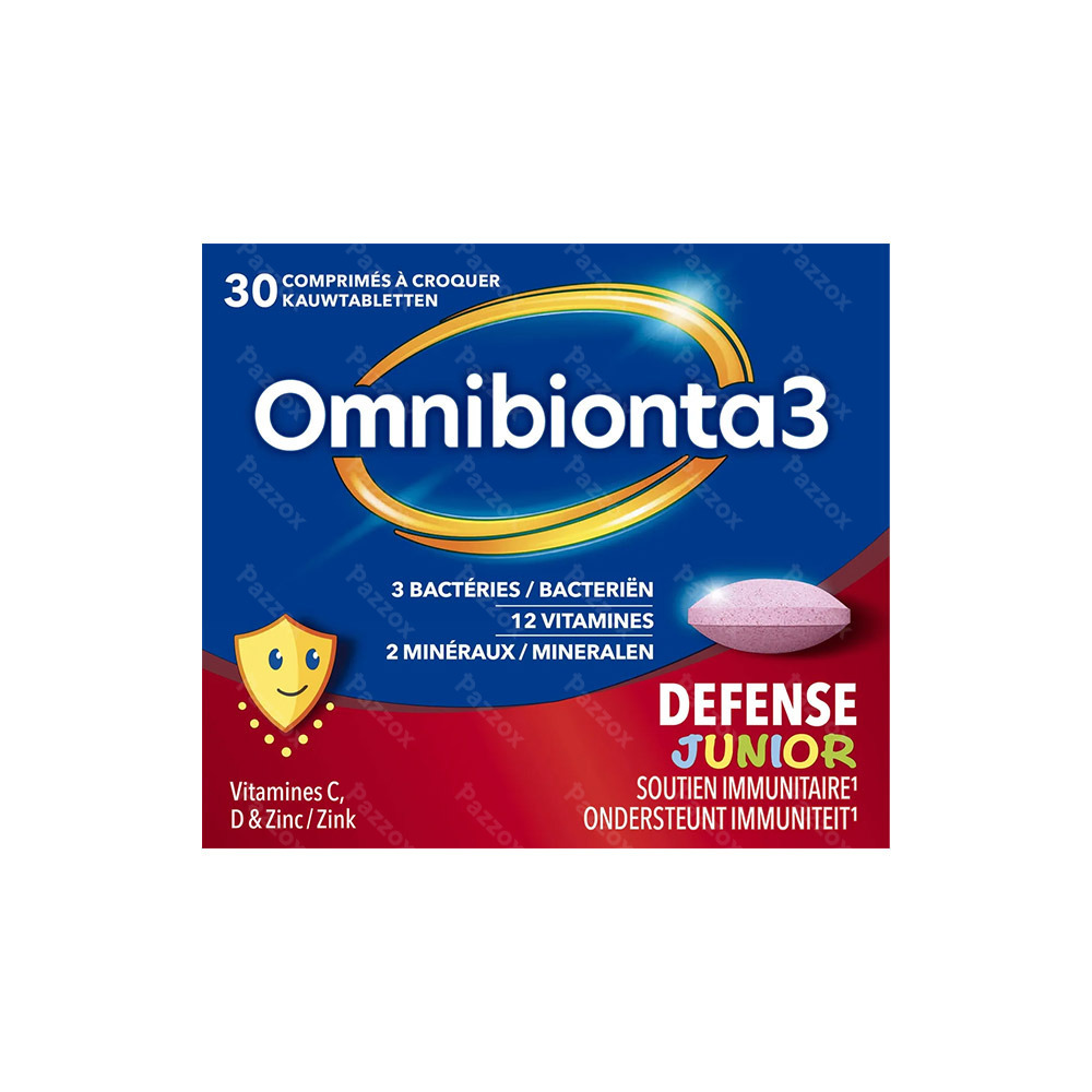 Omnibionta 3 Defense Junior 30 Comprimés