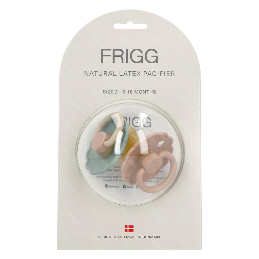 Frigg Daisy Fopspenen Latex T2 Willow/gold 2
