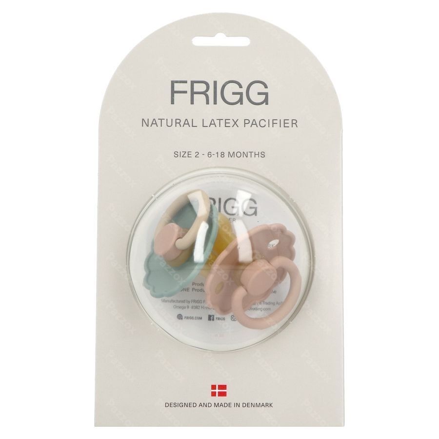 Frigg Daisy Fopspenen Latex T2 Willow/gold 2
