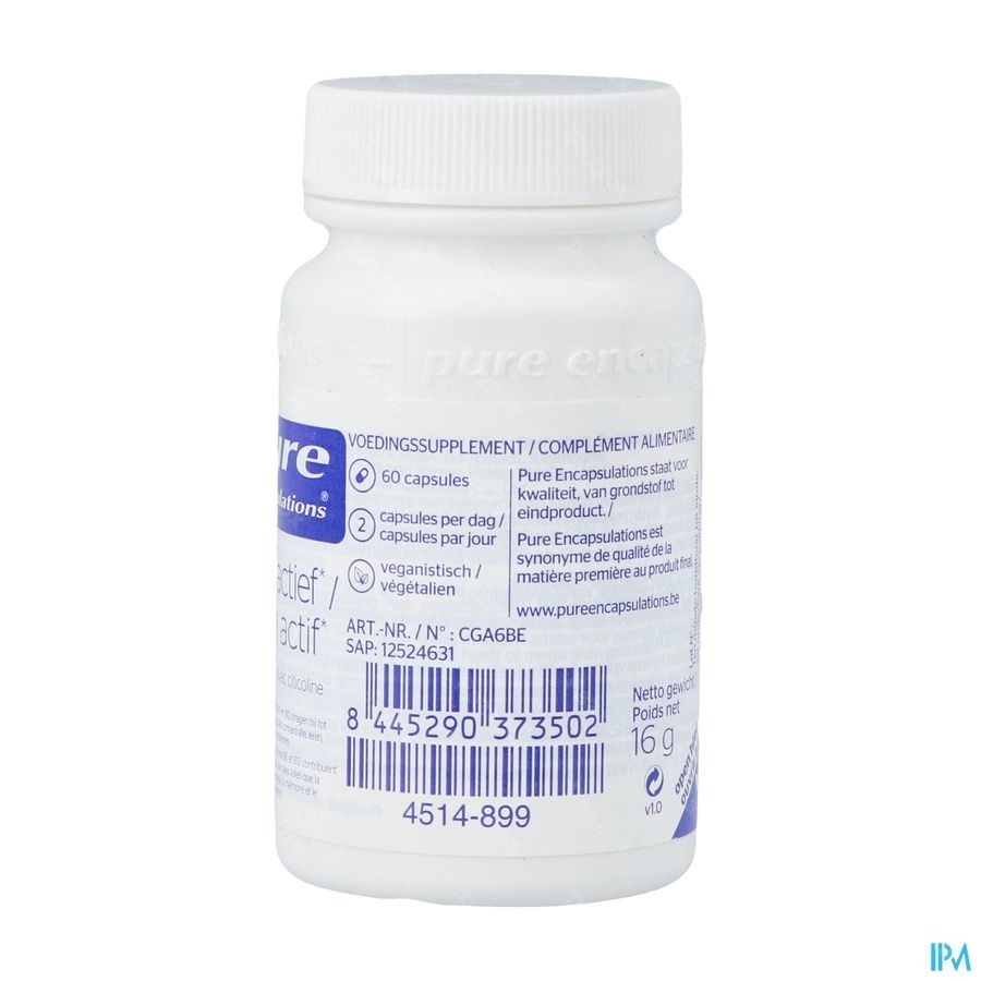 Pure Encapsulation Cogni actif 60 capsules