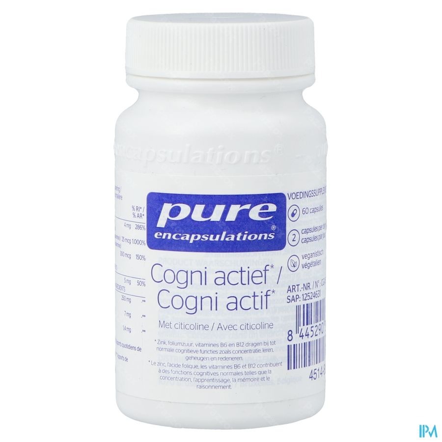 Pure Encapsulation Cogni actif 60 capsules