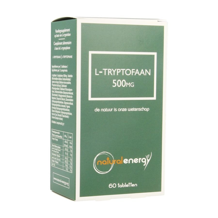 Natural Energy L-Tryptofaan 500mg 60 Tabletten