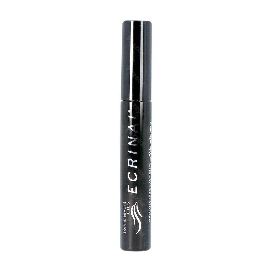 Ecrinal Zwarte Mascara Drievoudige Werking 7,4ml