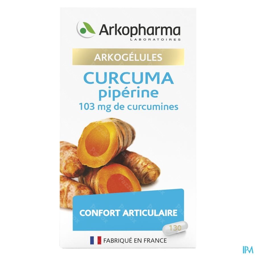 Arkopharma Arkogélules Curcuma Pipérine 130 Gélules
